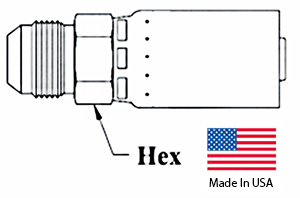 E Series Male JIC Hose End