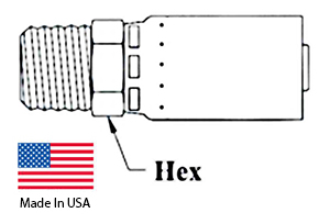 E Series Male Pipe Hose End