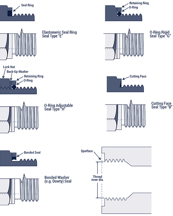 Metric Fitting Thread Chart