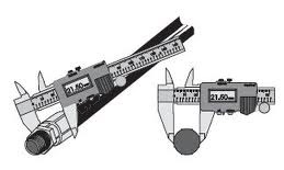 How to measure a hydraulic crimp